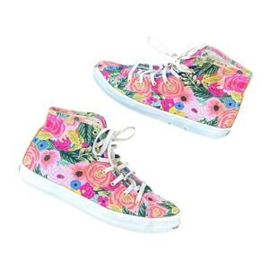 Keds x Rifle Paper Co. Juliet Floral High Top Sneakers Women’s Size‎ 7.5